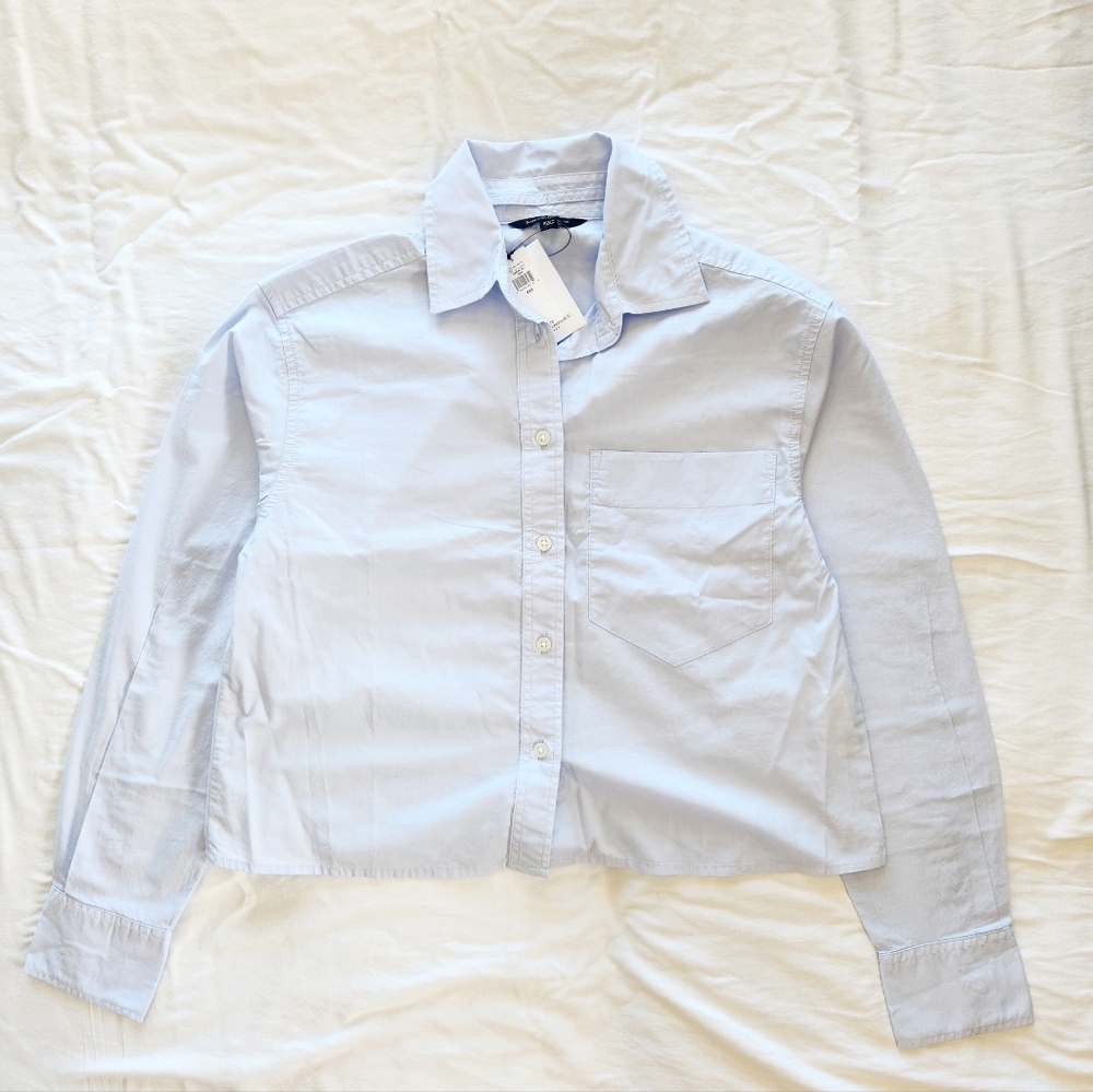 NWT Banana Republic Cropped Button Down